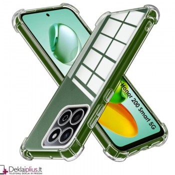 Silikoninis - Anti shock dėklas - su kameros apsauga - skaidrus (Huawei Honor 200 Smart) Silikoninis - Anti shock dėklas - su kameros apsauga - skaidrus (Huawei Honor 200 Smart)